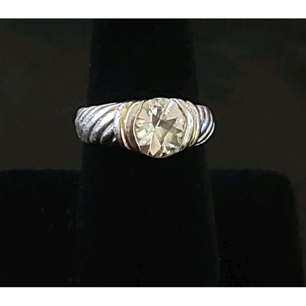 Vintage 925 Sterling Silver White Howlite Ring Size 7 Southwestern 4.14g